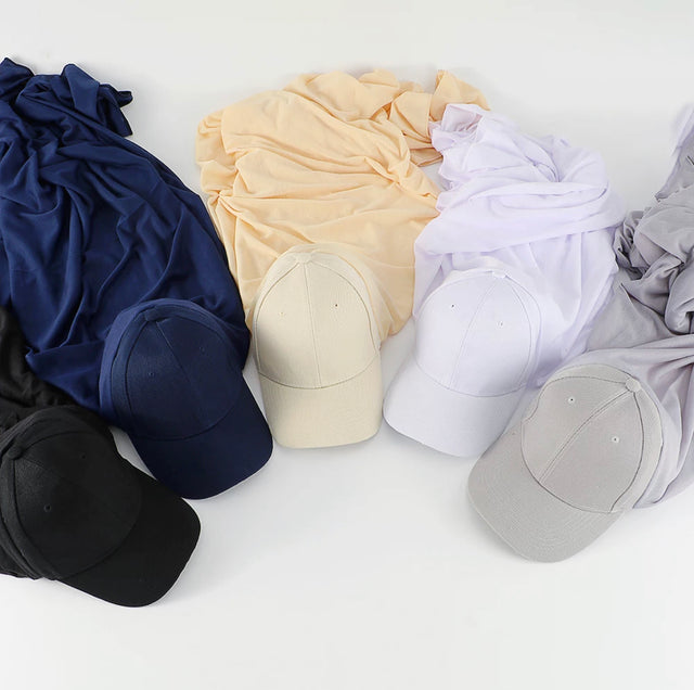 Hijab with sports cap