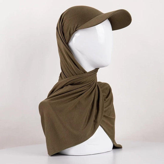 Baseball Cap Hijab - Zjtradeapparel