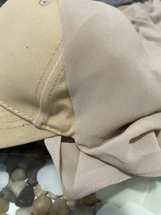 Hijab with sports cap