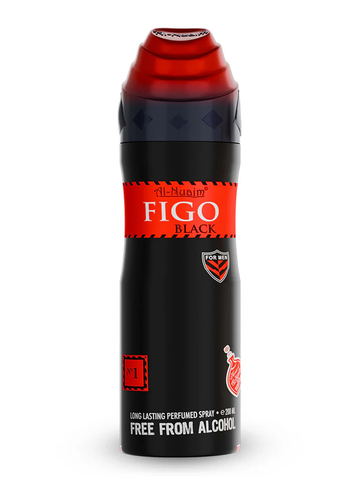 Figo Black 200ml Deo