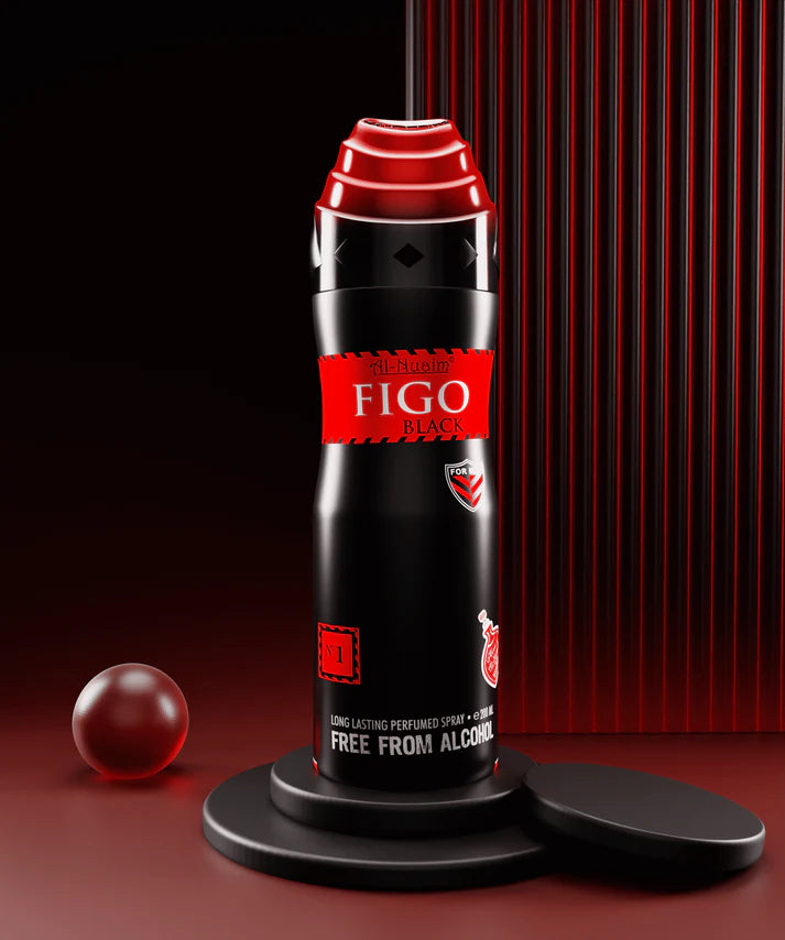 Figo Black 200ml Deo