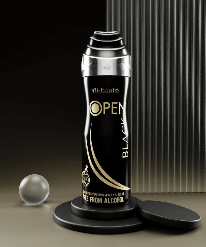 Open Black 200ml Deo